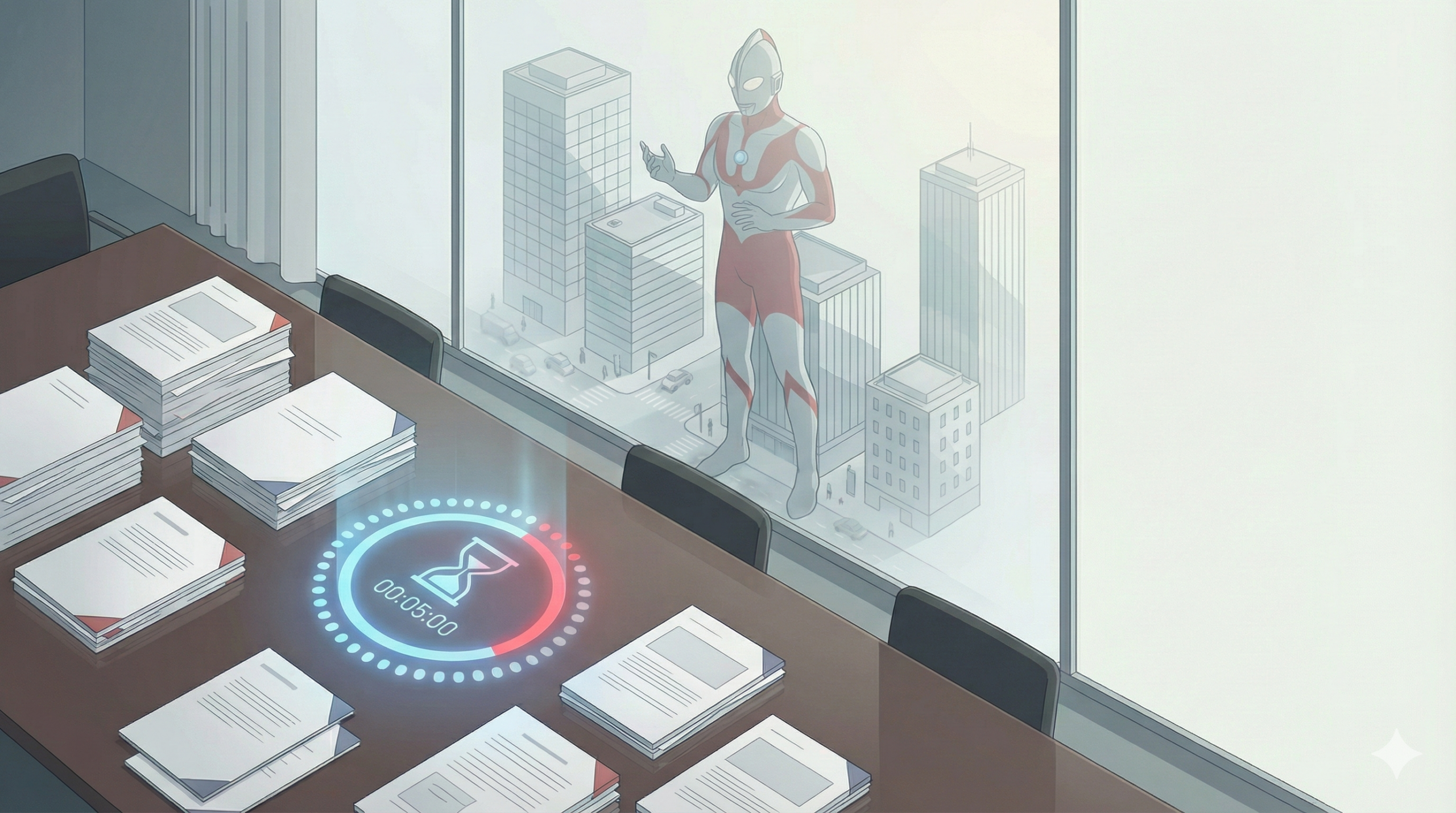 ウルトラマンと「ビジネス会議」