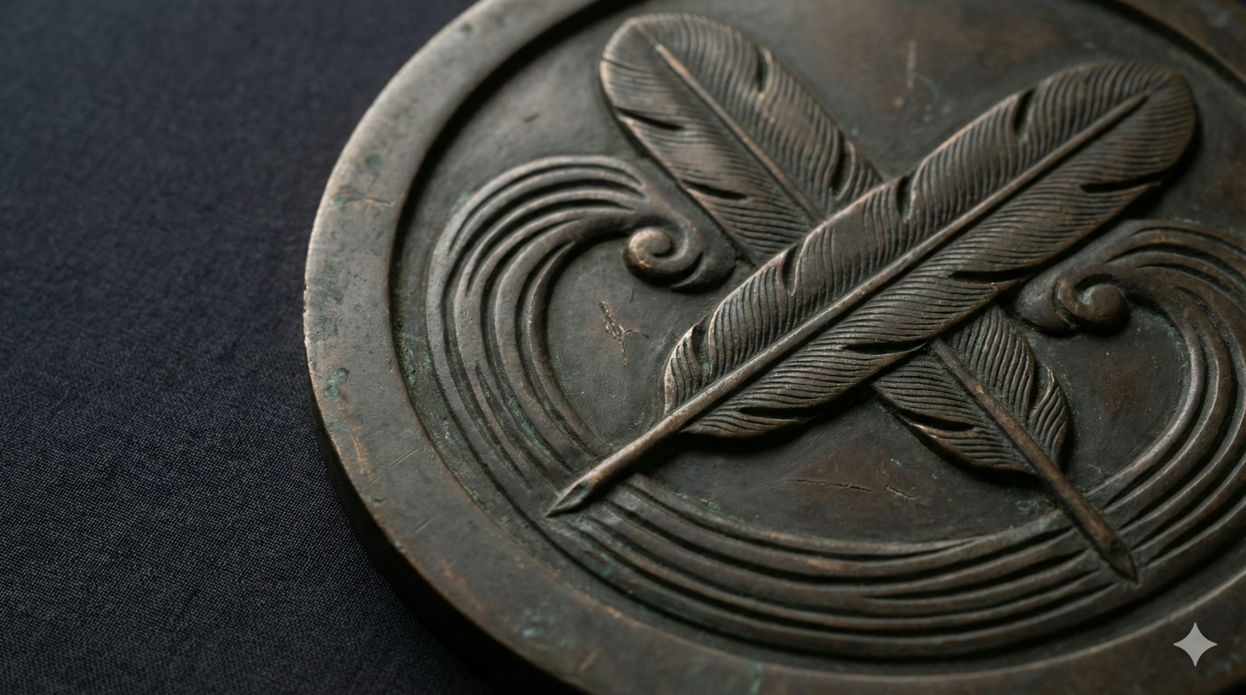 家紋は、美しい禁煙マークだった